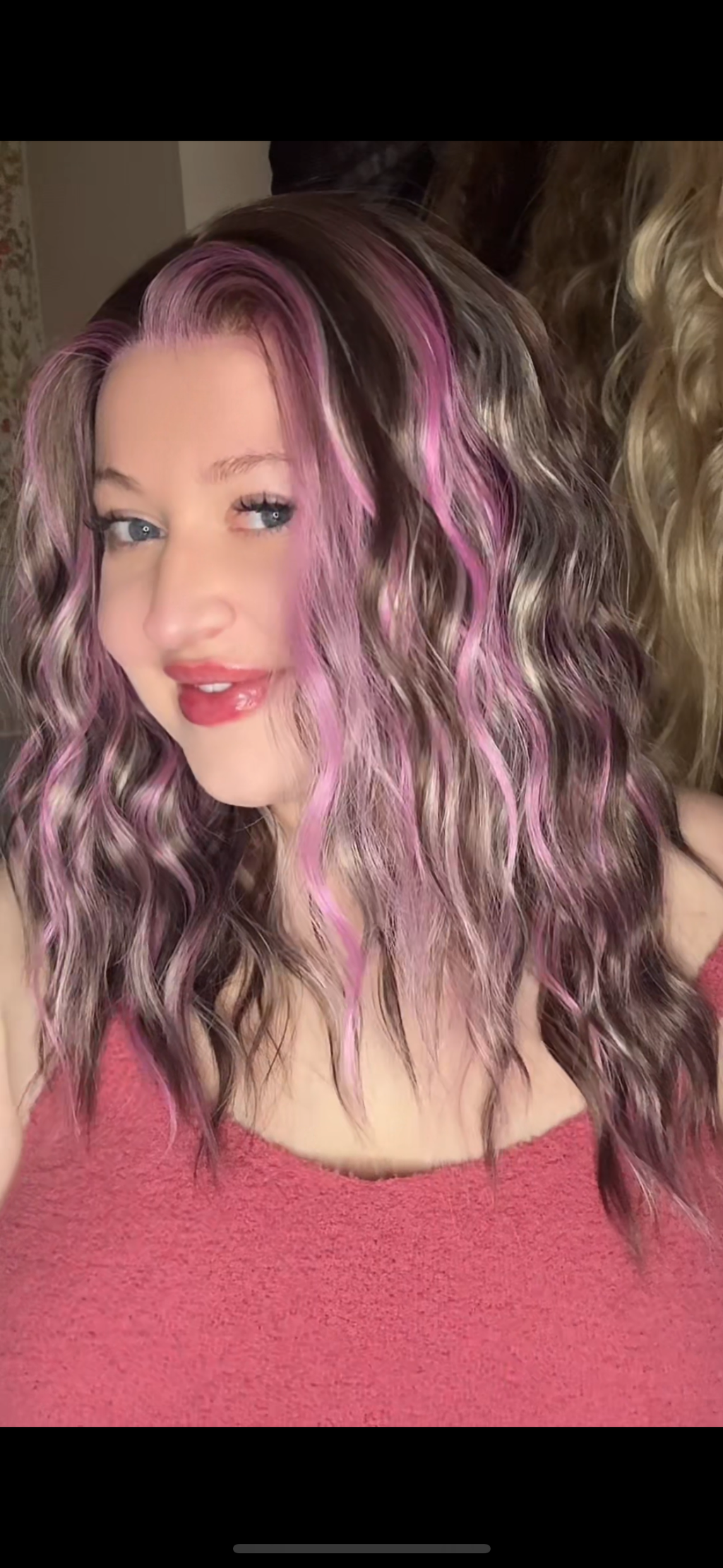 Smoky Rose Wave Luxe 13x4 lace front wig