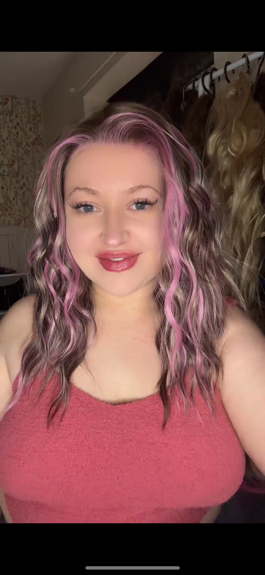 Smoky Rose Wave Luxe 13x4 lace front wig