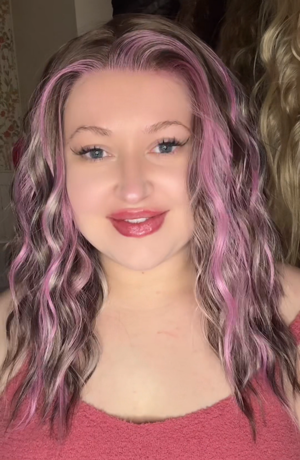 Smoky Rose Wave Luxe 13x4 lace front wig