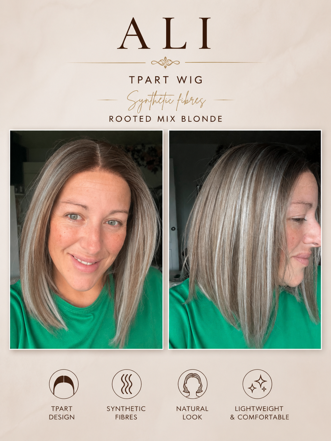 Ali rooted mix blonde