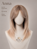 ANNA silk top wig apricot beige blend