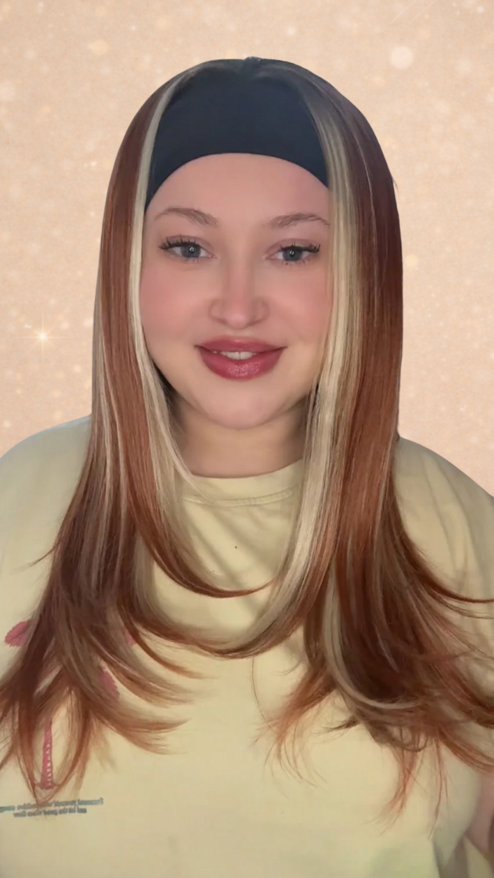 MIA Headband Wig copper blonde