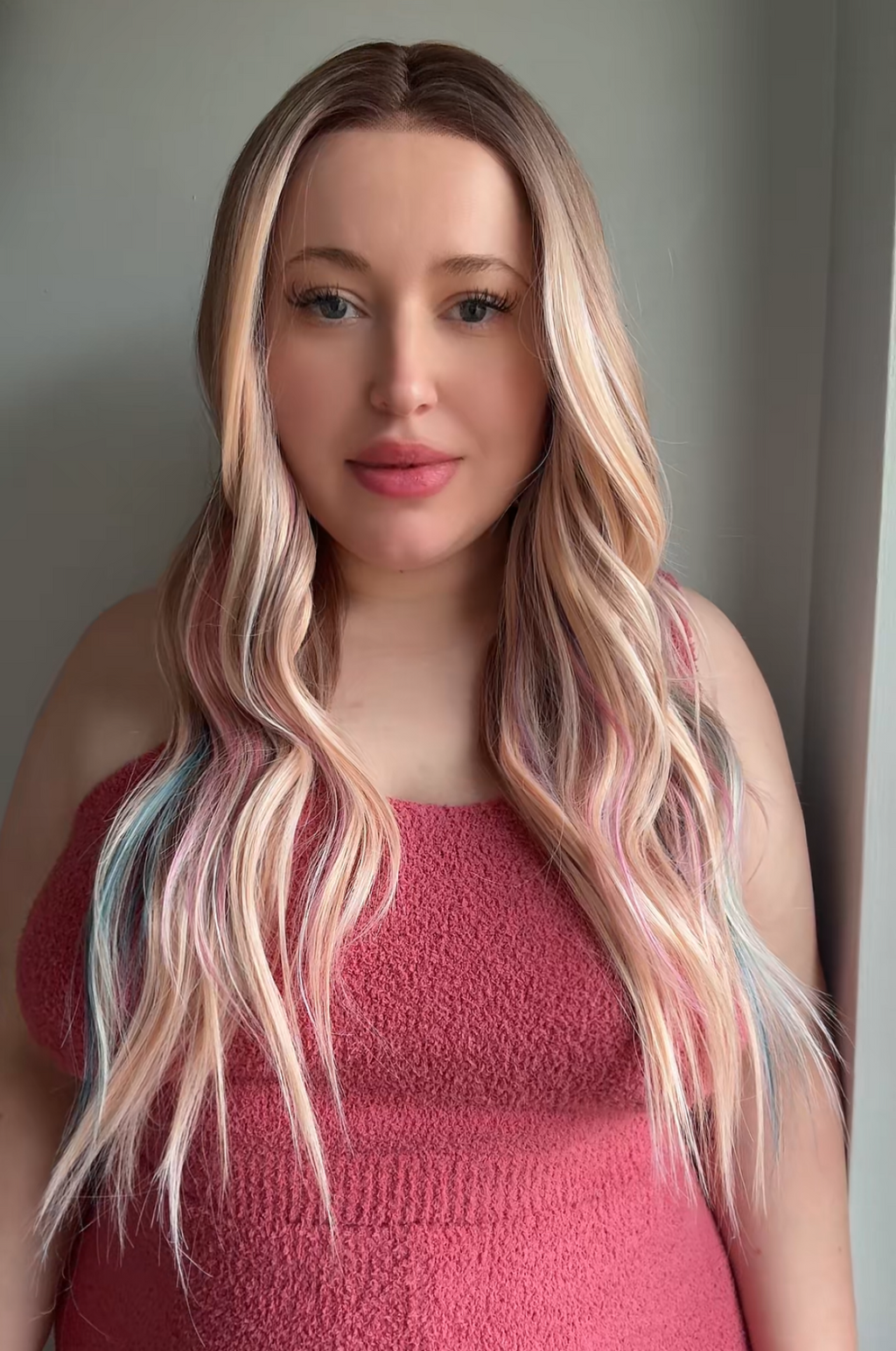 Pink Sky Blonde –  Lace Front wig luxe edition premium quality synthetic