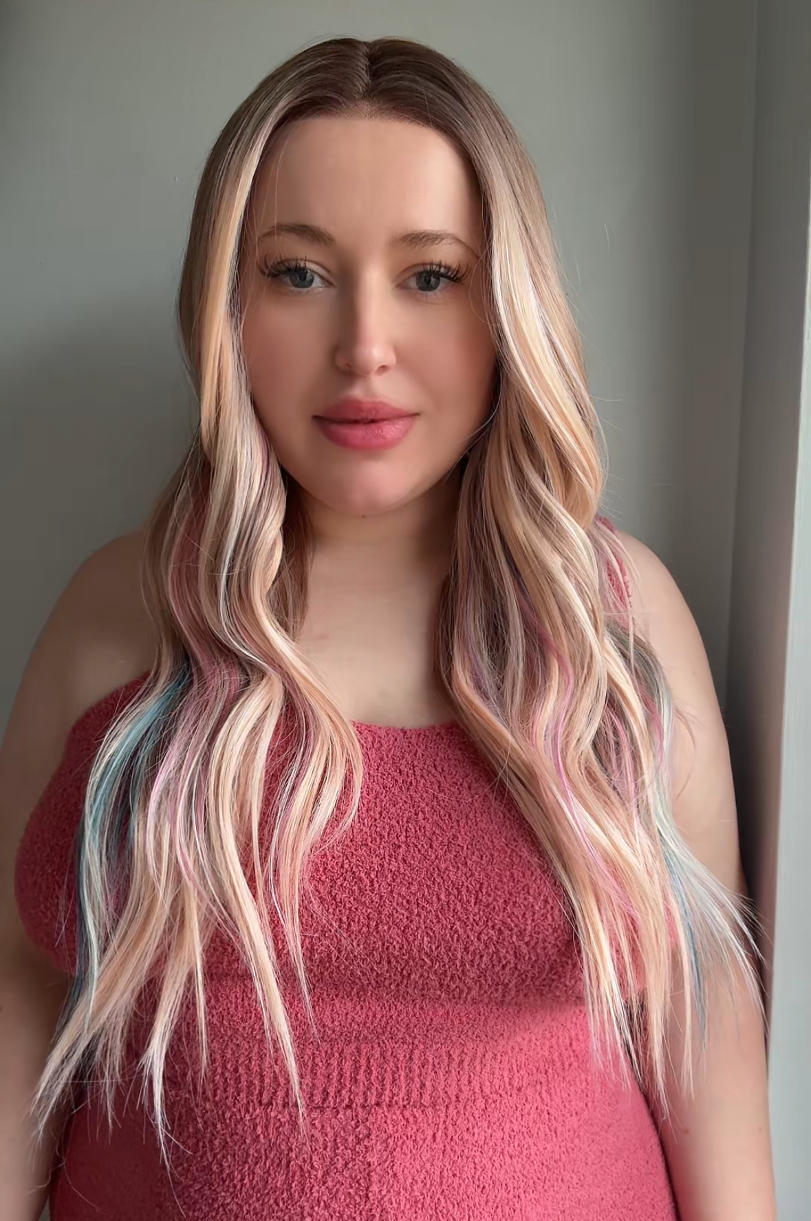 Pink Sky Blonde –  Lace Front wig luxe edition premium quality synthetic