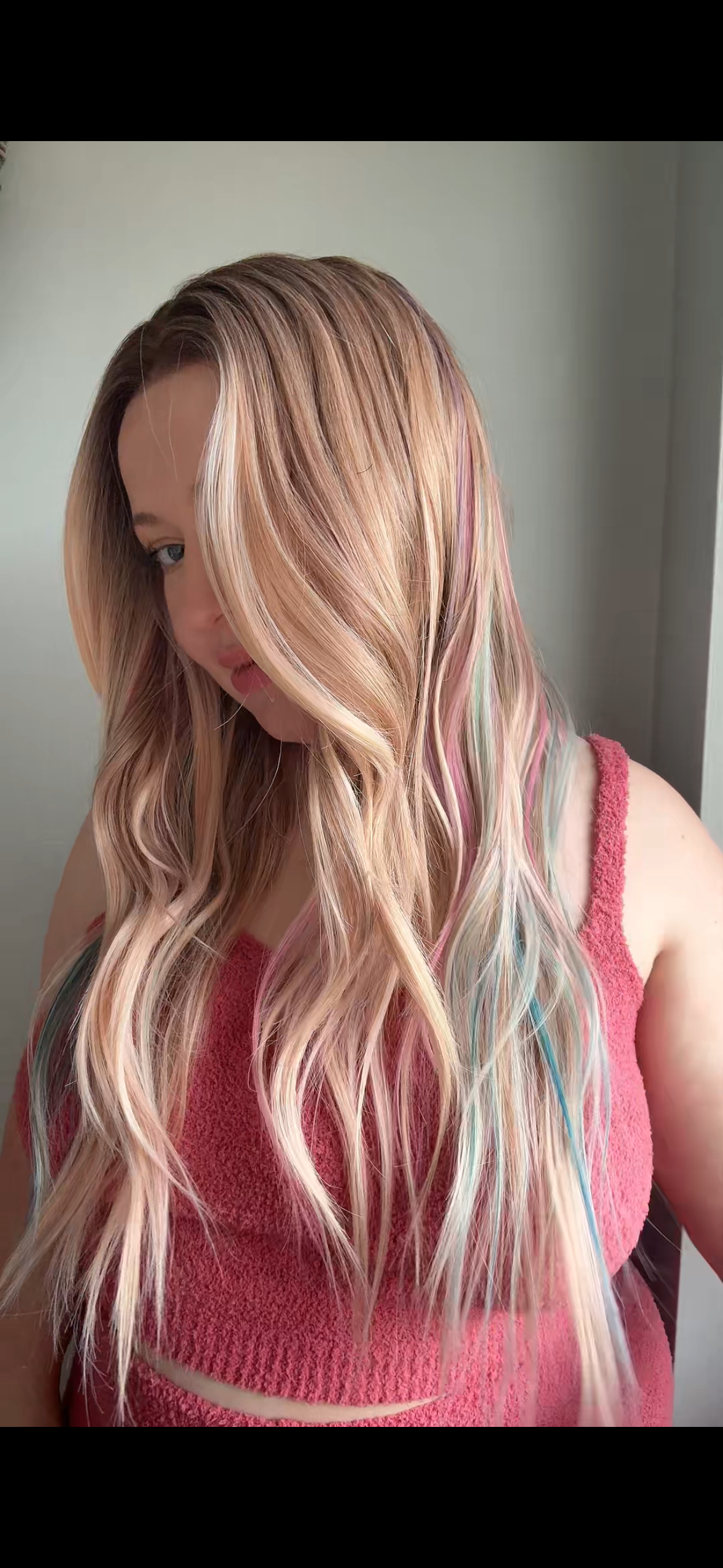 Pink Sky Blonde –  Lace Front wig luxe edition premium quality synthetic