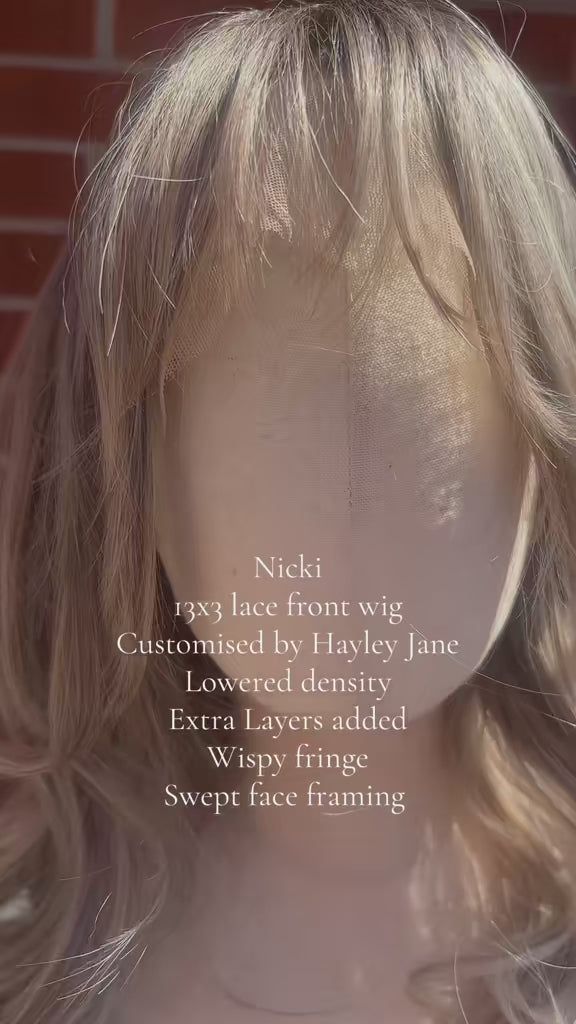 Nicki customised silver grey