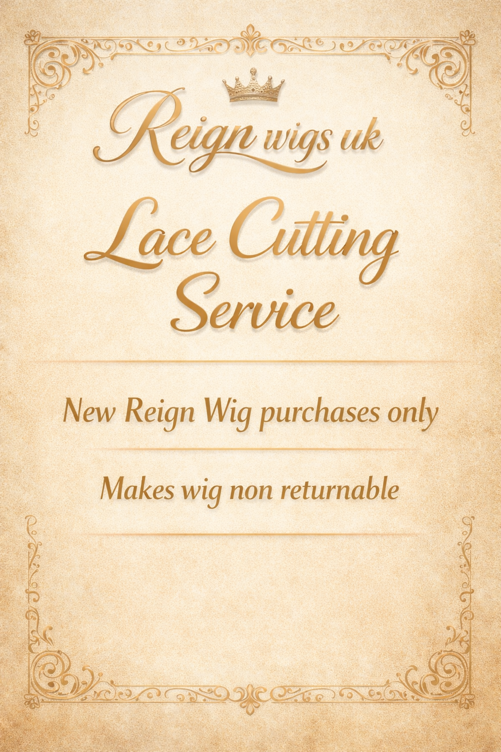 Lace cutting